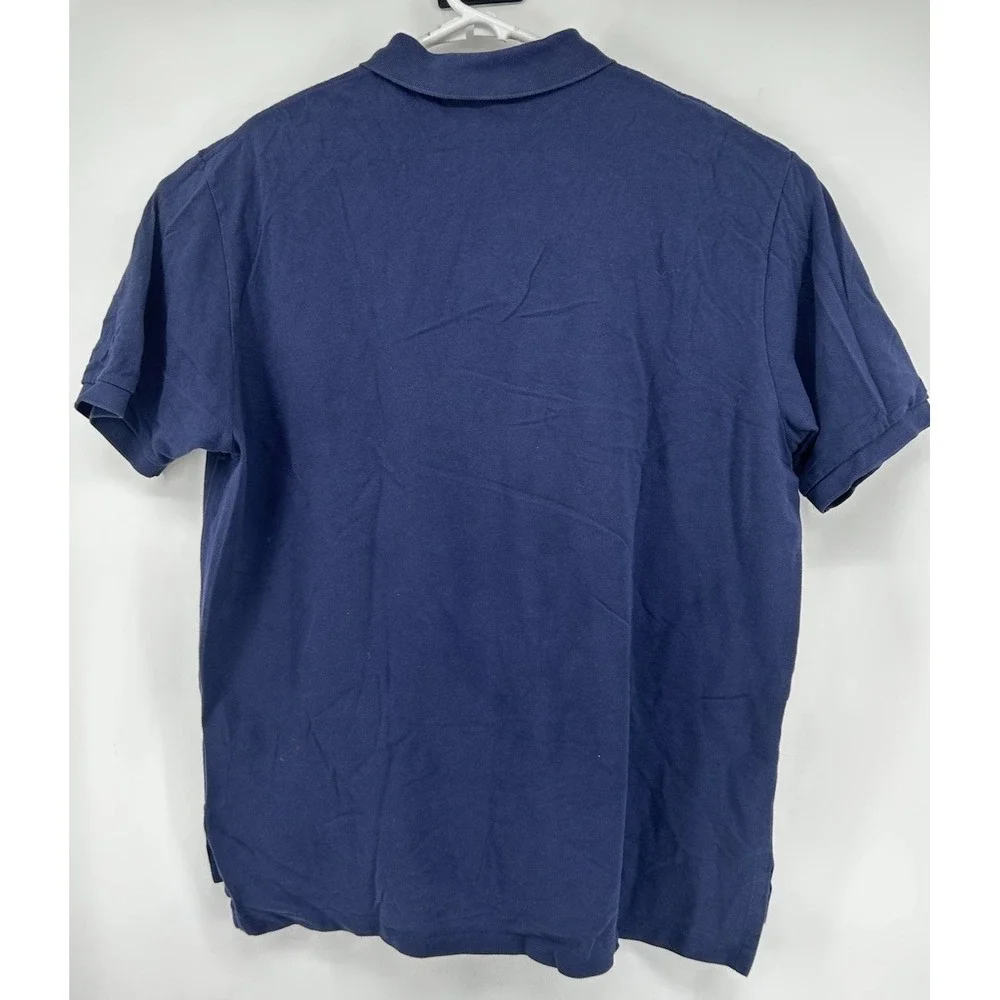 Polo Ralph Lauren Short Sleeve Cotton Polo Navy Blue Men's 2XL